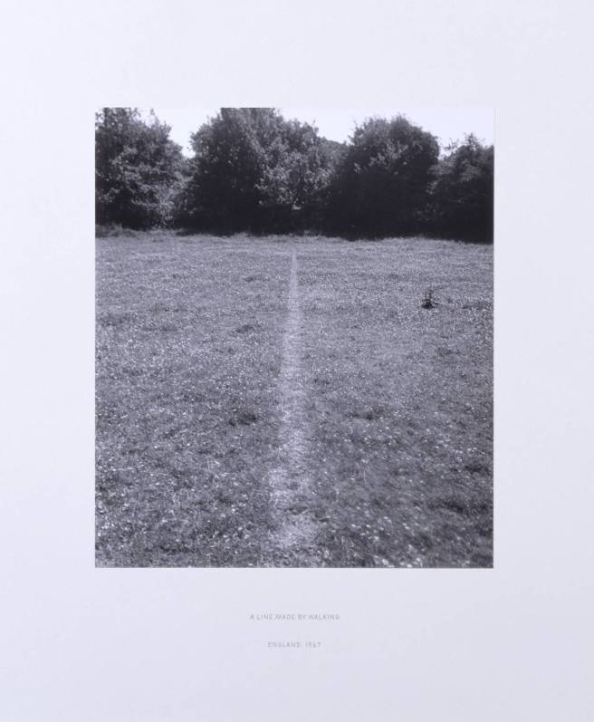 © Richard Long (1967) A Line Made by Walking